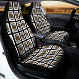King Of Spades Pattern Print Universal Fit Car Seat Covers 102422
