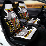 King Of Spades Playing Card Print Universal Fit Car Seat Covers 102422