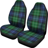 Knitted Scottish Plaid Print Universal Fit Car Seat Covers 102422