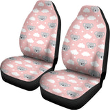 Koala Bear And Cloud Pattern Print Universal Fit Car Seat Covers 102422
