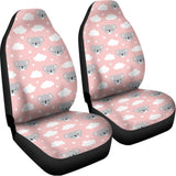 Koala Bear And Cloud Pattern Print Universal Fit Car Seat Covers 102422