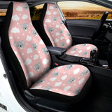 Koala Bear And Cloud Pattern Print Universal Fit Car Seat Covers 102422