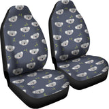 Koala Bear Pattern Print Universal Fit Car Seat Covers 102422