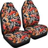 Koi Carp Pattern Print Universal Fit Car Seat Covers 102422