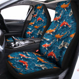 Koi Fish Pattern Print Universal Fit Car Seat Covers 102422
