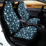 Lacrosse Equipment Pattern Print Universal Fit Car Seat Covers 102422
