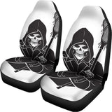 Lacrosse Skull Print Universal Fit Car Seat Covers 102422