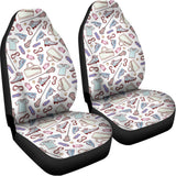 Lacrosse Sport Pattern Print Universal Fit Car Seat Covers 102422