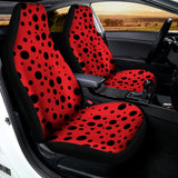 Ladybug Spots Pattern Print Universal Fit Car Seat Covers 102422