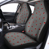 Ladybug Striped Pattern Print Universal Fit Car Seat Covers 102422