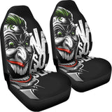 Laughing Joker Why So Serious Print Universal Fit Car Seat Covers 102422