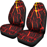 Lava Burning Print Universal Fit Car Seat Covers 102422
