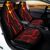 Lava Burning Print Universal Fit Car Seat Covers 102422