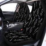 Lavender Flowers Pattern Print Universal Fit Car Seat Covers 102422