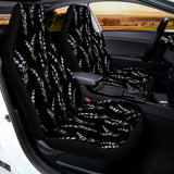 Lavender Flowers Pattern Print Universal Fit Car Seat Covers 102422