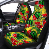 Leaf Watermelon Pieces Pattern Print Universal Fit Car Seat Covers 102422