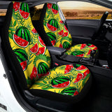 Leaf Watermelon Pieces Pattern Print Universal Fit Car Seat Covers 102422
