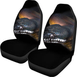 Leiopython Snake Print Universal Fit Car Seat Covers 102422