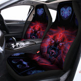 Leo And Astrological Signs Print Universal Fit Car Seat Covers 102422
