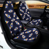 LGBT Pride Rainbow Eyes Pattern Print Universal Fit Car Seat Covers 102422