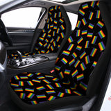 LGBT Pride Rainbow Flag Pattern Print Universal Fit Car Seat Covers 102422