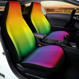 LGBT Pride Rainbow Gradient Print Universal Fit Car Seat Covers 102422