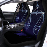 Libra Constellation Print Universal Fit Car Seat Covers 102422