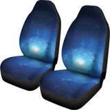 Light Blue Space Print Universal Fit Car Seat Covers 102422