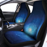 Light Blue Space Print Universal Fit Car Seat Covers 102422