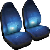 Light Blue Space Print Universal Fit Car Seat Covers 102422