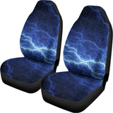 Lightning Plasma Print Universal Fit Car Seat Covers 102422