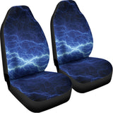 Lightning Plasma Print Universal Fit Car Seat Covers 102422