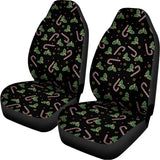 Lights Christmas Pattern Print Universal Fit Car Seat Covers 102422