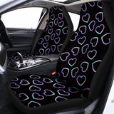 Lights Heart Pattern Print Universal Fit Car Seat Covers 102422