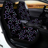 Lights Heart Pattern Print Universal Fit Car Seat Covers 102422