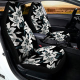 Lily Floral Pattern Print Universal Fit Car Seat Covers 102422