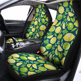 Lime And Lemon Pattern Print Universal Fit Car Seat Covers 102422