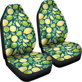 Lime And Lemon Pattern Print Universal Fit Car Seat Covers 102422