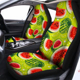 Lime Green Watermelon Pattern Print Universal Fit Car Seat Covers 102422