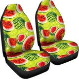 Lime Green Watermelon Pattern Print Universal Fit Car Seat Covers 102422
