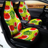 Lime Green Watermelon Pattern Print Universal Fit Car Seat Covers 102422