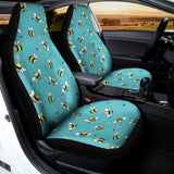Little Bee Pattern Print Universal Fit Car Seat Covers 102422