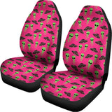 Little Green Alien UFO Print Universal Fit Car Seat Covers 102422