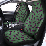 Little Purple Eggplant Pattern Print Universal Fit Car Seat Covers 102422