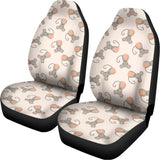 Little Rat Pattern Print Universal Fit Car Seat Covers 102422