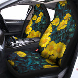 Little Yellow Daisy Print Universal Fit Car Seat Covers 102422