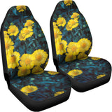 Little Yellow Daisy Print Universal Fit Car Seat Covers 102422