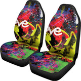 Love NYC Graffiti Print Universal Fit Car Seat Covers 102422