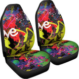 Love NYC Graffiti Print Universal Fit Car Seat Covers 102422