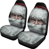 Love Xmas Santa Claus Print Universal Fit Car Seat Covers 102422